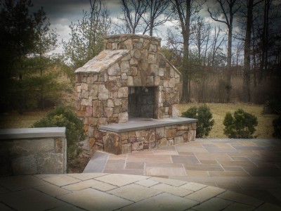 Outdoor Fireplace